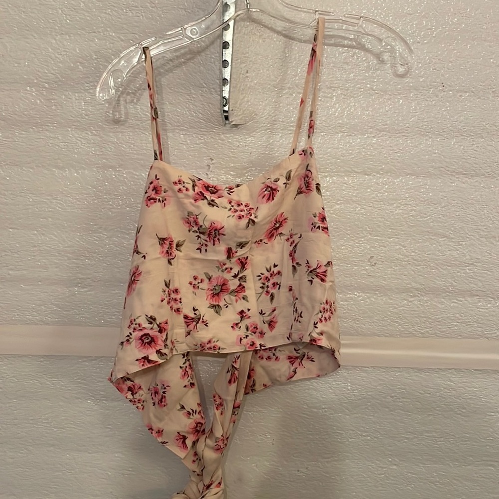 amuse society only you self tie wrap top